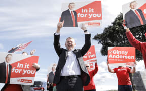 Chris Hipkins in Petone on 10 October 2023.