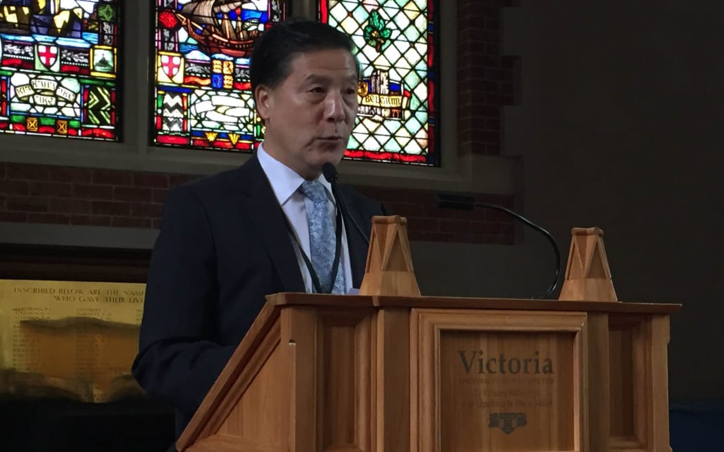Deputy director Weining Zhao for China's Department of International Cooperation.