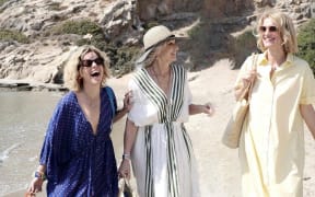 Still image from the 2022 French comedy film Two Tickets to Greece.