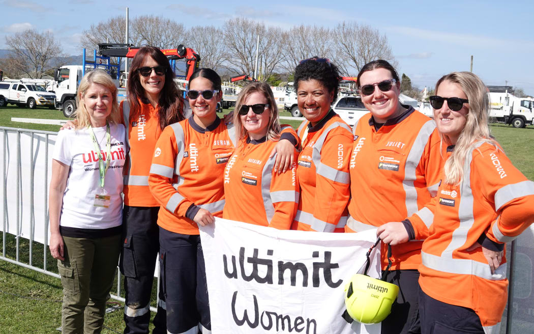 The Ultimit Women, with Kaarin Gaukrodger, left, are the first women's only team in the competition.