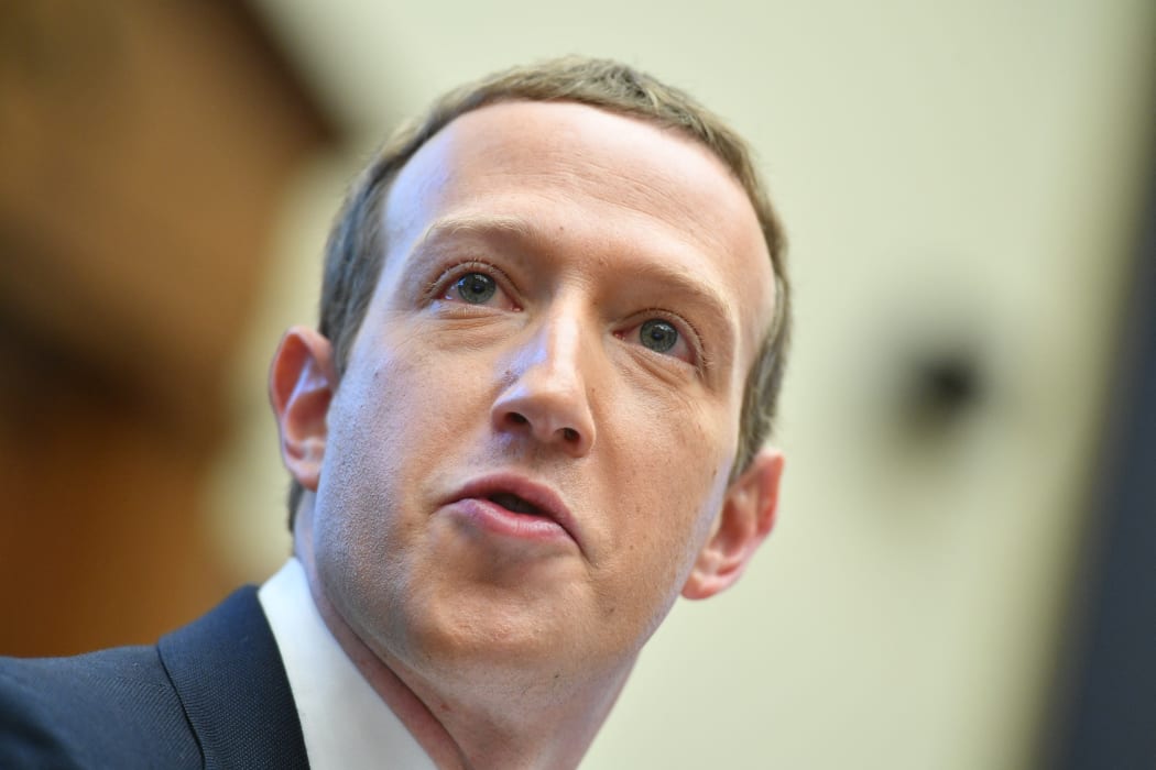 In this file photo taken on October 23, 2019 Facebook Chairman and CEO Mark Zuckerberg testifies before the House Financial Services Committee on "An Examination of Facebook and Its Impact on the Financial Services and Housing Sectors" in Washington, DC.