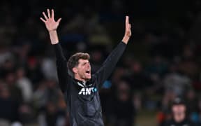 Black Caps spinner Mitchell Santner.