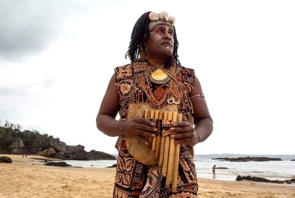 Small Island Big Song member Charles Maimarosia (Solomon Islands)