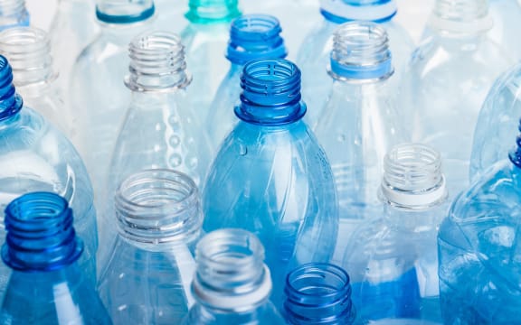 plastic water bottles