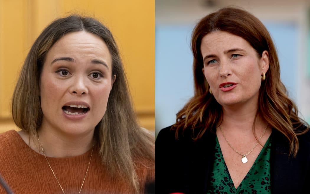 Labour's Arena Williams and Economic Growth Minister Nicola Willis.