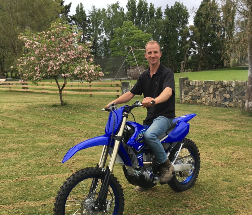 Nathan Parris on the farm.