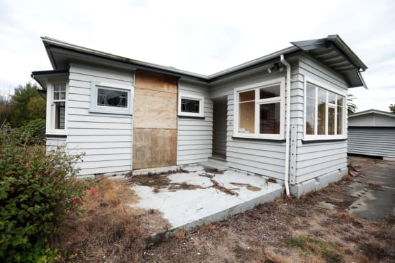 230414. Photo Diego Opatowski / RNZ. Christchurch. Red Zone houses.