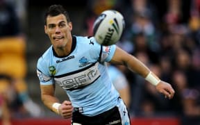 New Cronulla Sharks coach John Morris playing for the franchise in 2013