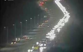 Congestion on the southern motorway