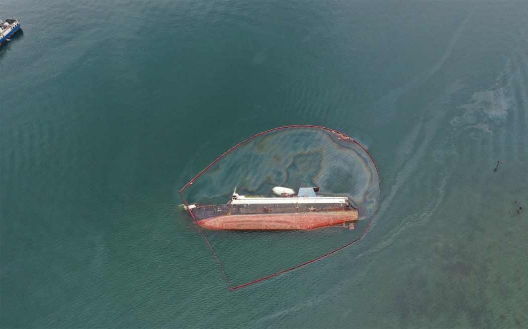 Lomaiviti Princess II capsized on 2 June after being towed out of Suva Harbour by Fiji Ports and has since spilled oil.