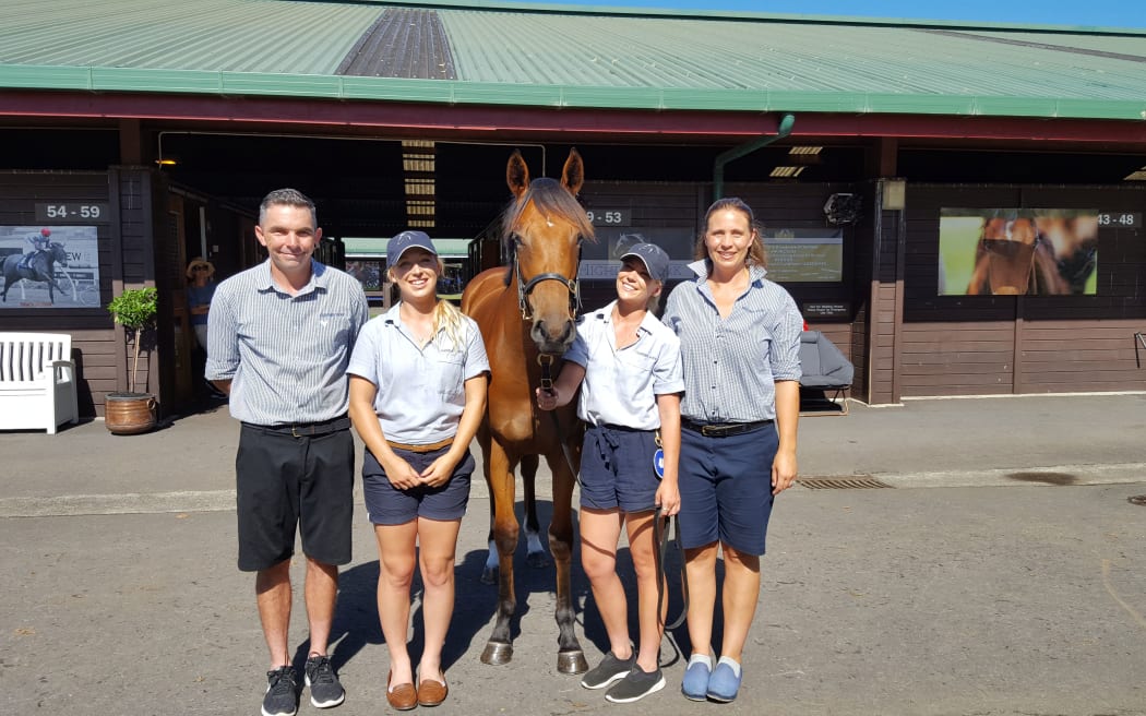 The Highden Park team: (L) Sam Bleakley, Emily Irwin, Kiah Mostyn and Libby Bleakley.