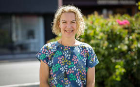 Morag Aldridge dodged falling boulders while running down a hillside track in Sumner.