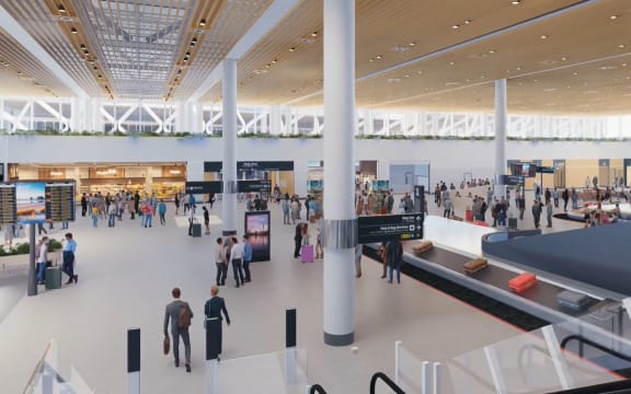 Auckland Airport's new terminal will bring domestic and international transfers, check-ins and bag drops under one roof. Construction work on the new terminal will begin later in 2024 and the building is expected to open in 2029.