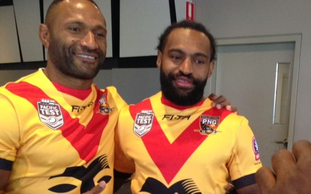 Rod Griffin (L) will captain the Kumuls v the Cook Islands.