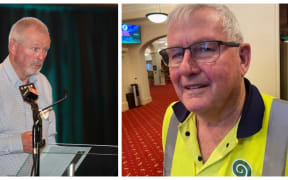 Nobby Clark who is standing down as Invercargill mayor and Maxwell Clark who is standing for mayor in both Invercargill and Nelson.