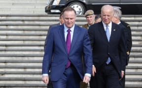 John Key and Joe Biden