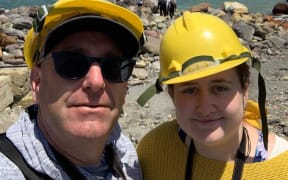 Geoff Hopkins and Lillani Hopkins helped rescue injured tourists from the Whakaari/White Island eruption. Picture taken before the eruption.