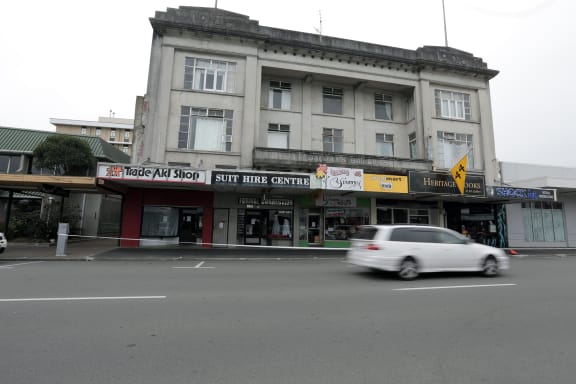 Fifteen people were evacuated from the Daniels Building, Masterton.