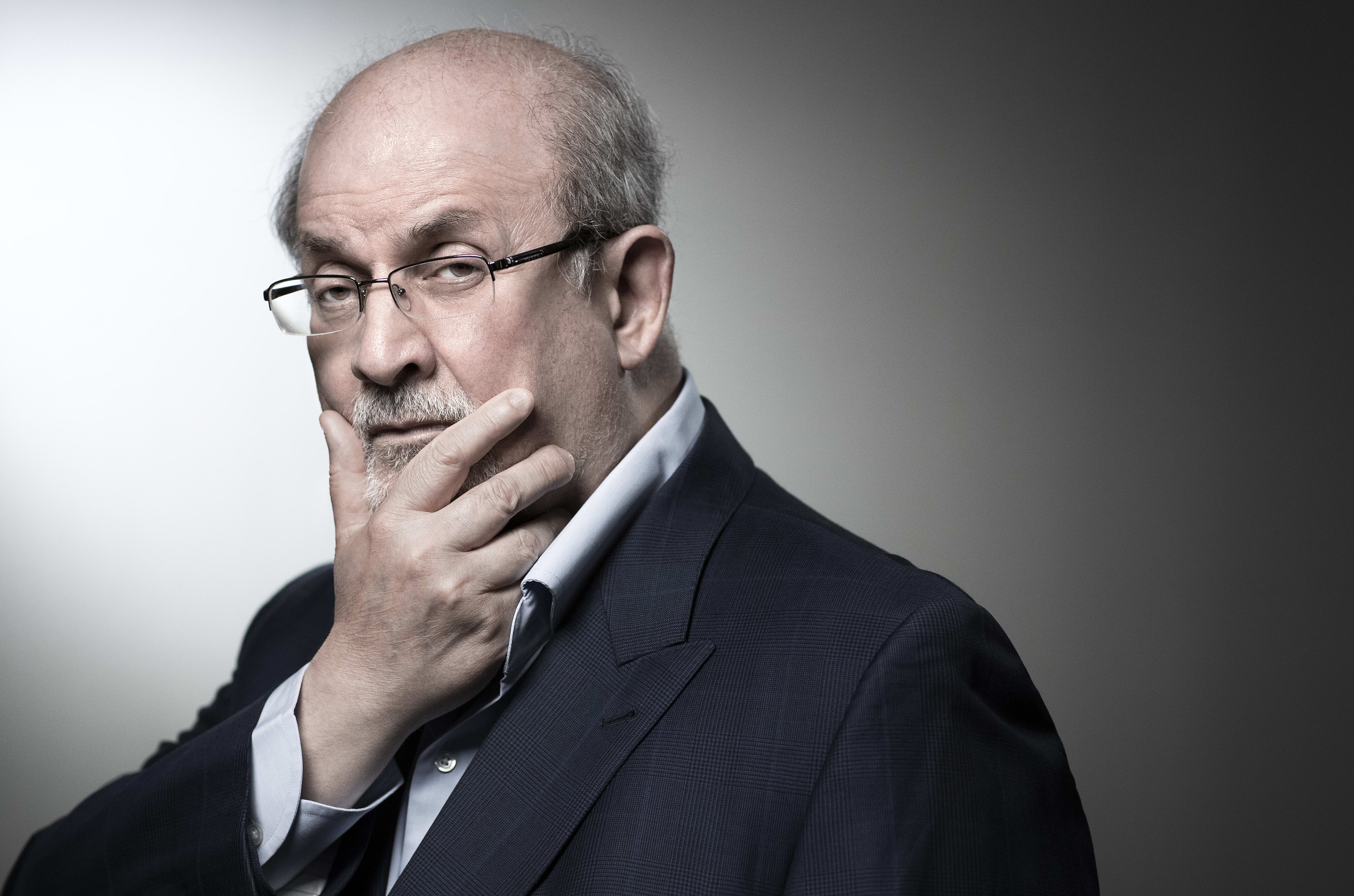 British writer Salman Rushdie