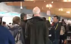 A person at Wellington Airport says regional flights are being directed to the oversized baggage counter.
