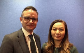 Green Party co-leaders James Shaw and Marama Davidson.