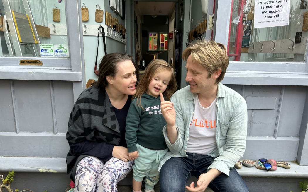 Veronica and Igor with their two year old daughter Zola