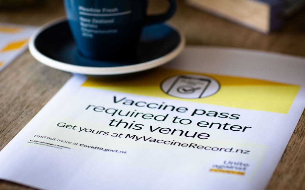 Vaccine Pass Requirement Sign