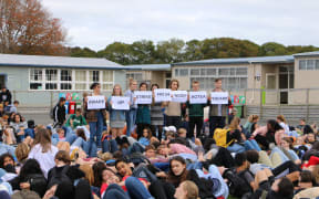 Western Springs college students prepare for tomorrow’s strike action and Auckland lie-in.
