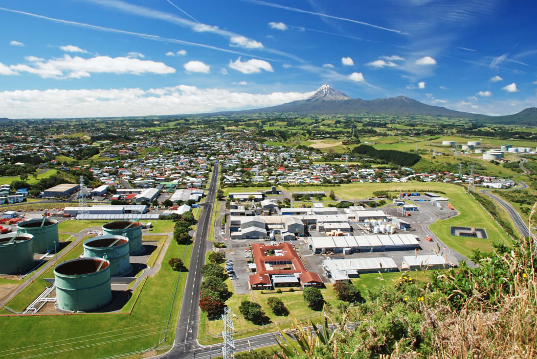Industrial area of New Plymouth.