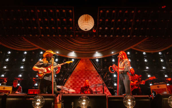 Chris Stapleton performs to a packed Spark Arena.