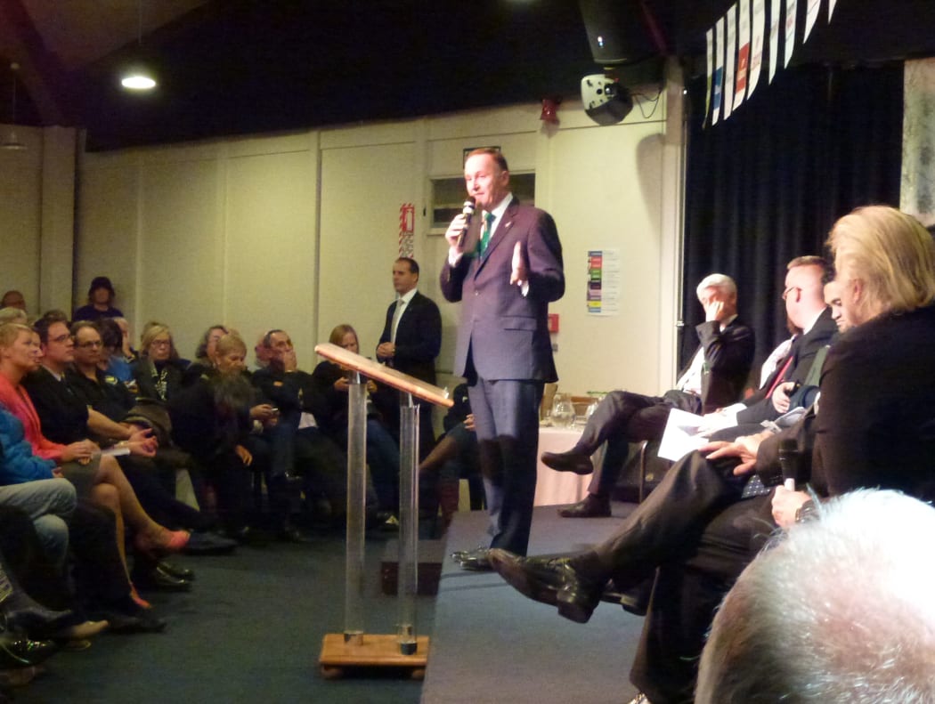 Prime Minister John Key at the meeting.