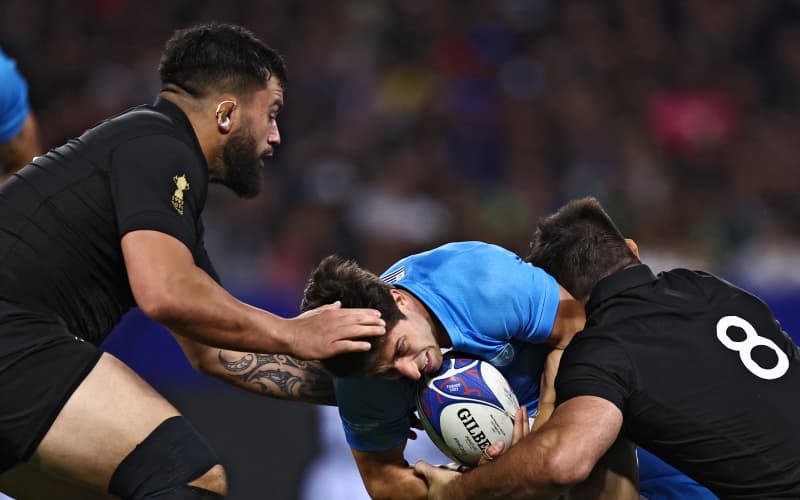 Rugby World Cup 2023: All Blacks v Uruguay - all the action from Lyon | RNZ