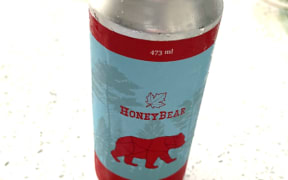 Honey Bear beer can - police warn some cans may be contaminated with methamphetamine