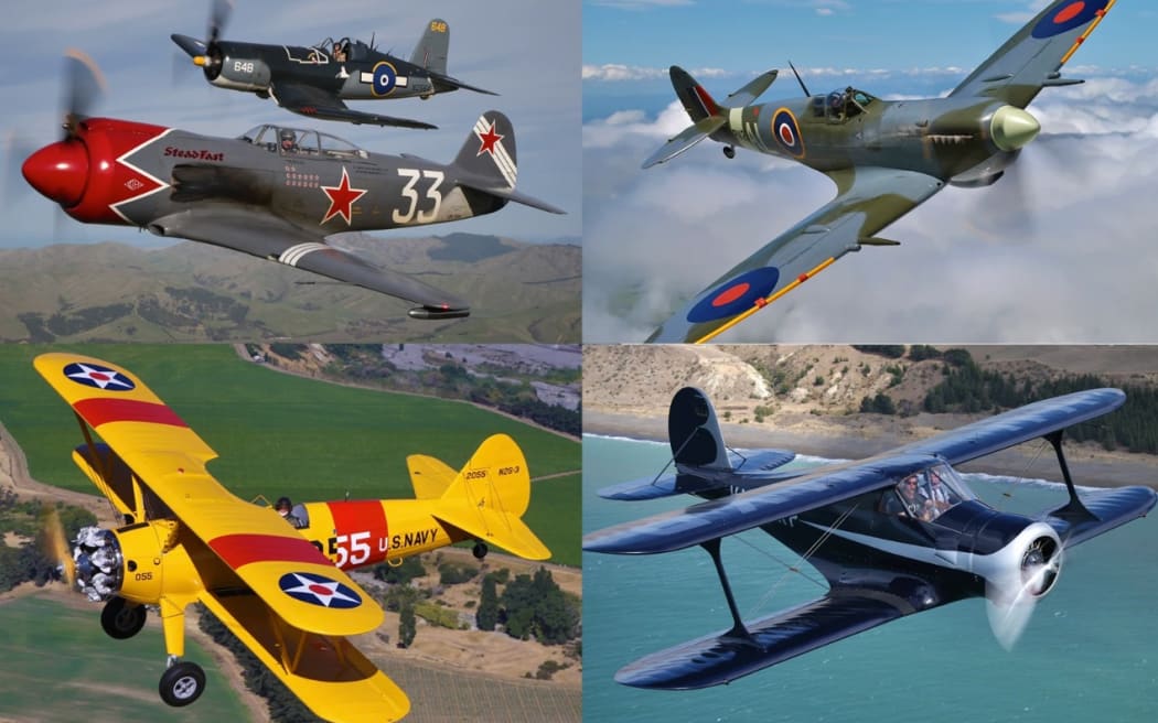 Some of the planes that were to feature at the now cancelled Classic Fighters Airshow.