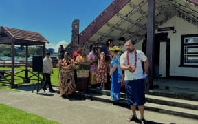 Pacific Island group at Whareroa
