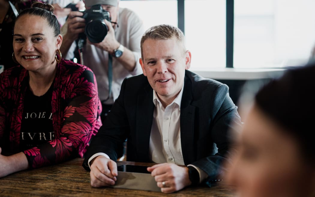 Carmel Sepuloni and Chris Hipkins.