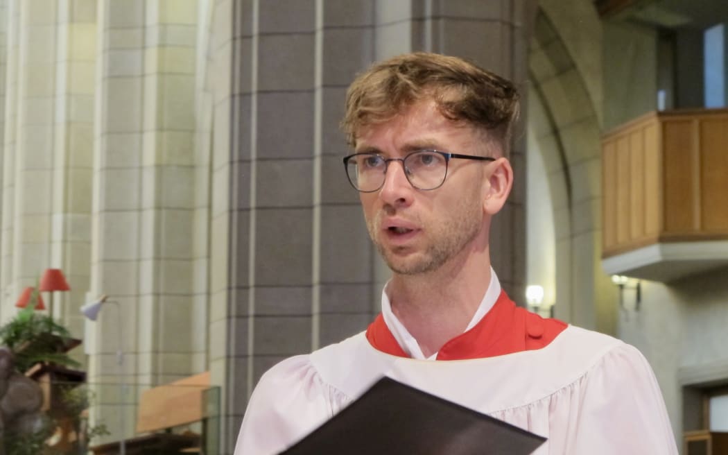 A member of the cathedral choir