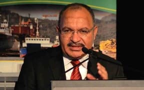 The Prime Minister of Papua New Guinea Peter O'Neill