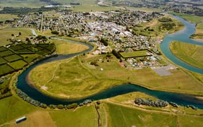 Aerial view of Ōpōtiki