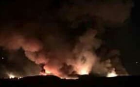 Rockets are reported to have hit Mezzeh in Damascus.