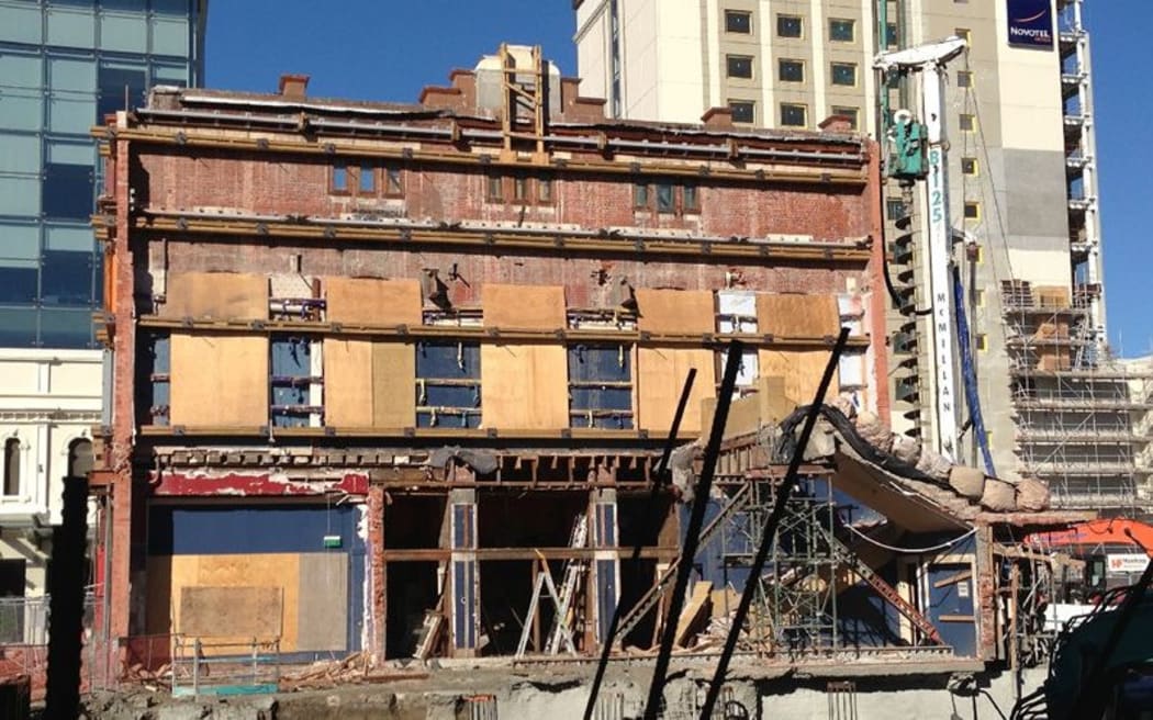 The theatre's facade in April 2013.