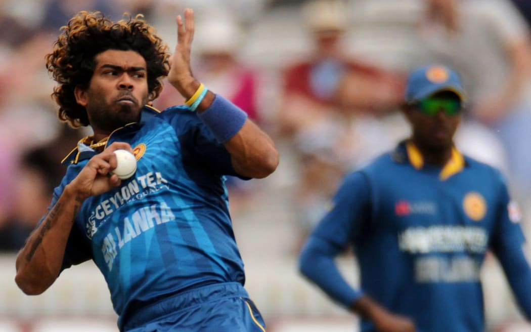 The Sri Lanka fast bowler Lasith Malinga.