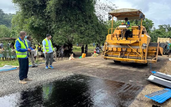 China has lent money to Vanuatu financing new roads for its outer islands.  (Facebook: China Civil Engineering Construction Corporation)