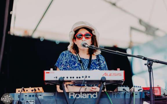 Steph Brown performing LIPS