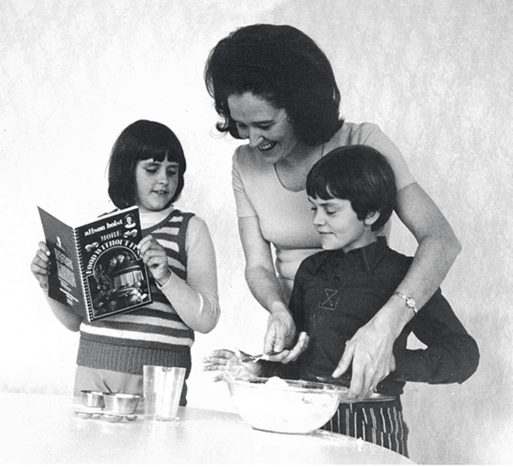 Alison Holst, pictured in the 1960s.