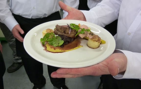 Rimutaka inmates prepared a four course meal.