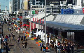 030314. Photo Todd Niall / RNZ. Auckland Wynyard Quarter.