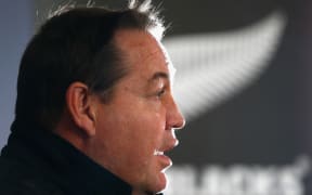 The All Blacks coach Steve Hansen. Rugby World Cup 2015.
