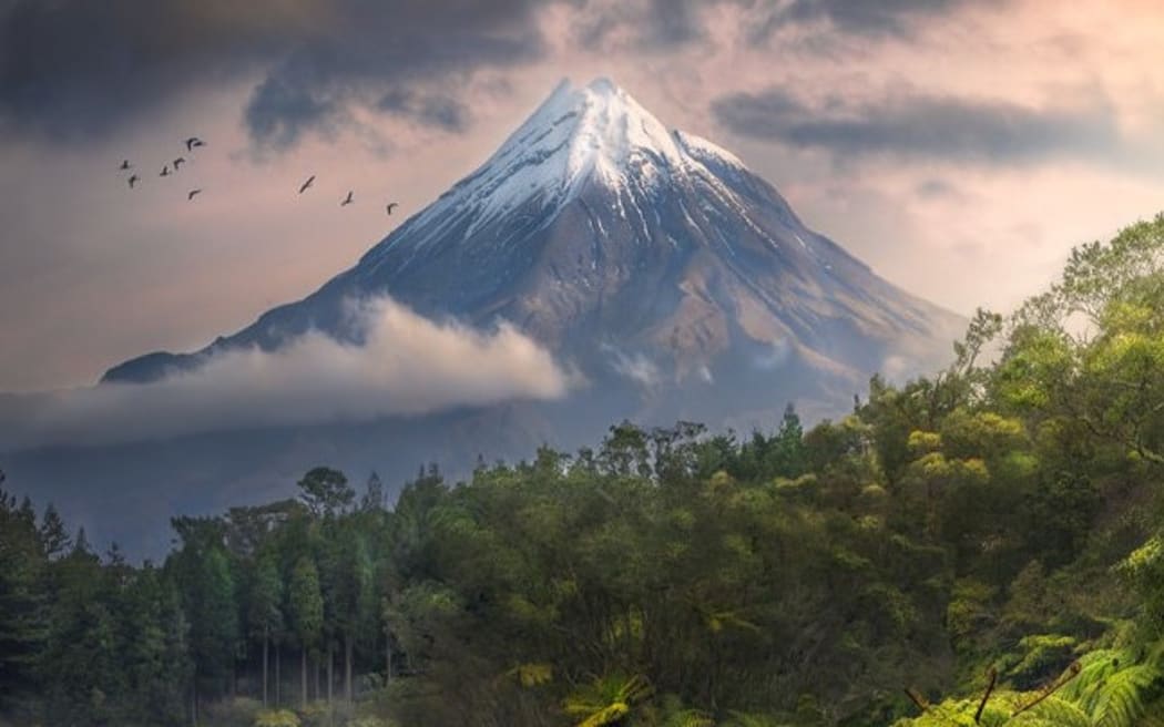 Austrian photographer Lukas Trixl's picture of Mt Taranaki.