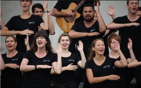 The New Zealand Youth Choir, Waitangi 2016.